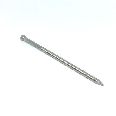 4.0X90MM Đầu phẳng bị mất Trụ hình khuyên Vòng tròn SS Đinh cho gỗ