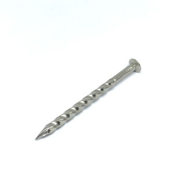 2.8X65MM Trục xoắn Đầu hình bầu dục Đinh thép không gỉ cho sàn
